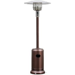 Parasol Chauffant à Gaz 13 kw, Chauffage d'Extérieur Gaz de Propane ou Butane, 221 cm de Haut