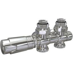Robinet de Radiateur, Robinetterie de Robinet d'angle, Robinet thermostatique pour Radiateur, Kit