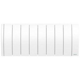 Radiateur électrique connecté ipala bas 1000W blanc - inertie fluide - Sauter
