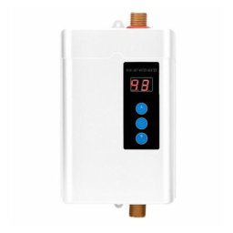Chauffe-Eau électrique sans réservoir, 220V 4000W Mini Chauffe-Eau électrique instantané Douche