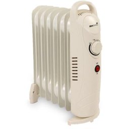Radiateur à huile - thermostat réglable - 500W - 2 Réglages de Chaleur - MaxxHome