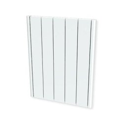 Radiateur a inertie Ceramique 1000W - Pierre naturelle - Horizontal et plat - Blanc - Carrera