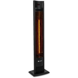 Chauffage de terrasse 2000W – Télécommande et minuterie incluses – Elément en carbone - Niveaux de