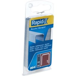 Rapid - Agrafes en fil plat n°1/10 mm - Blister 864