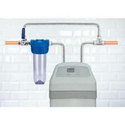 Rosmmel - Kit d'installation rapide d'adoucisseur d'eau by-pass en acier inoxydable.