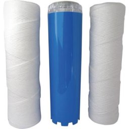 Kit Excellence - Lot de 3 cartouches (2 filtrations + 1 anticalc/corr)- 24 mois - Bleu-Blanc