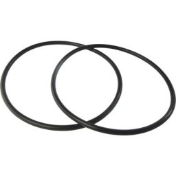 Lot de 2 joints toriques pour bol de filtration (porte-filtre) - noir