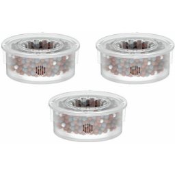 Lot de 3 Recharges Filtre Eau Anti chlore Anti toxine Filtre Impuretes pour Pommeau de douche