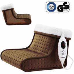 Chauffe-pieds avec 6 niveaux de température Chauffe-pieds électrique Marron - Marron - Arebos
