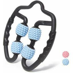 Tumalagia - Rouleau de massage manuel en mousse, tissu musculaire profond anti-cellulite à 360°