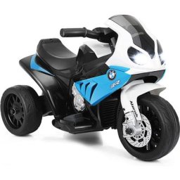 Bmw Moto Electrique pour Enfants 6 v 4Ah 1 Place, Moto à 3 Roues 3 Km/h avec Phare Lumineux,