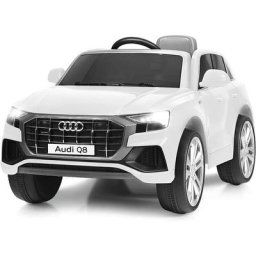 Audi Voiture Électrique 12 v pour Enfants 2 Moteurs, Vitesse Max 5 km/h,Télécommande 2.4G, Lumières