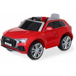 Audi Q8 Rouge voiture électrique 12V, 1 place, 4x4 pour enfants avec autoradio et télécommande