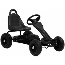 Kalisse - UNIQUEKart à pédales avec pneus Noir10,85 Kg,Magnifique & Montage facile78513
