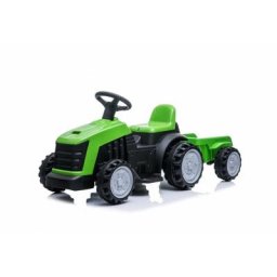Play4fun - Tracteur électrique avec remorque 22W pour Enfant 3km/h - Vert