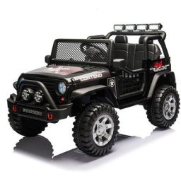 Voiture électrique 2 places 12 V + télécommande 2.4G, Enfants 3 à 7 ans, 3 vitesses, Lumières LED,