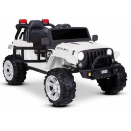 Play4fun - Voiture électrique 4x4 tout-terrain pour enfant 2x 40W - marche av/ar, Phares et Système