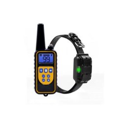 Collier de Dressage pour Chiens Rechargeable, Portée de 800m, avec Mode Vibration, Son, Choc