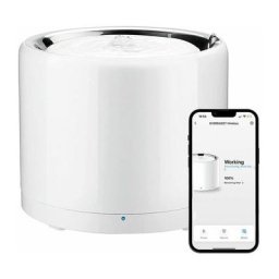 Pompe à Eau sans Fil , Distributeur d'Eau Intelligent Automatique pour Chats et Chiens, Réservoir