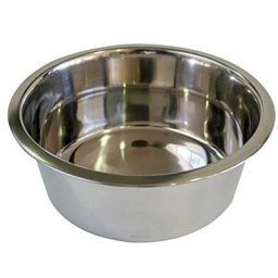 Flamingo Pet Products - Gamelle en inox 2.5 Litre ø 25 cm pour chien Gris
