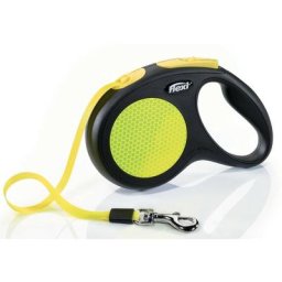 Flexi - Laisse New Neon m Tape 5 m black/ neon yellow CL21T5-251-S-NEOGE - Noir/Jaune