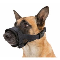 Animallparadise - Muselière sangle taille xl-xxl pour chien Dogue allemand, Leonberg. Noir