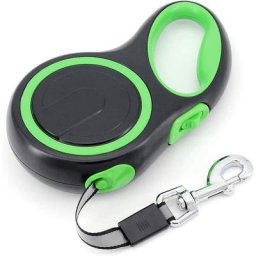 Blue Dream - Laisse rétractable verte de 8m, laisse rétractable pour chien, laisse de dressage