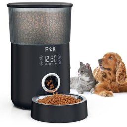 M80 4L Distributeur Automatique de Nourriture pour Chat et Chien - Mangeoire Automatique à Écran