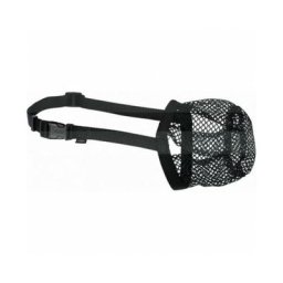 Protection anti intoxication noire en polyester Trixie pour chien Taille xs