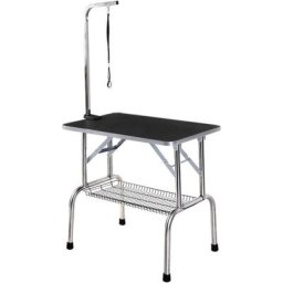 Table de Toilettage pliante pour Chien - 81 x 48 x 80cm - avec Bras réglables - pour Chien jusqu'à