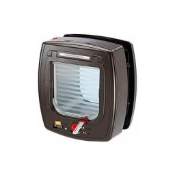Swing microchip Porte pour chats avec système d'ouverture microchip - 2 couleurs. Variante