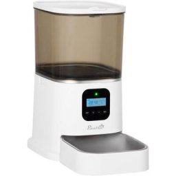 Distributeur de croquettes chat chien automatique programmable - gamelle 4 repas, réservoir 6 l