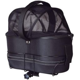 Trixie - Panier arrière de vélo pour animaux compagnie 29x49x60 cm Noir n/a