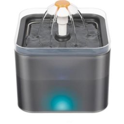 Dyhf - Fontaine à eau 2L pour chien et chat distributeur automatique avec Lumière led