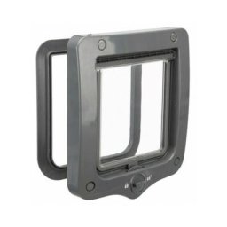 Chatière 2 positions Trixie 20 × 22 cm Coloris Gris
