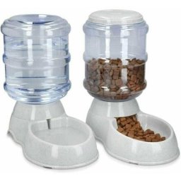 Ayyqh - 2X Distributeur de Nourriture et d'Eau - Accessoire pour Chat et Chien - 2X Gamelle