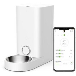 Petkit - Distributeur Automatique de Nourriture avec Bol en Acier Inoxydable, contrôle par app,