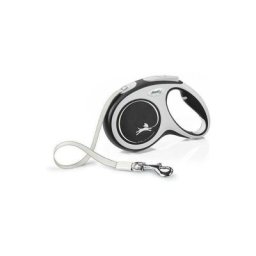 Laisse New Comfort l Tape 8 m black Flexi CF30T8-251-S-20 - Noir