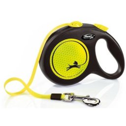 Flexi - laisse pour chien néon sangle 5 mètres taille l max 50 kg Multicolor