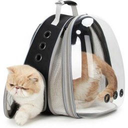 Sac à dos pour chat Sac à bulles, Petit sac à dos pour chien pour petits chiens, Space Capsule Pet