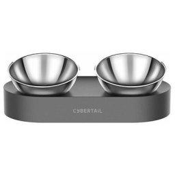 PETKIT CYBERTAIL Bol Surélevé pr Chat en Acier Inoxydable, Inclinés Bols de Nourriture pr Chat,