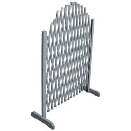 Clôture en treillis Bois de sapin massif 1,8x1 m Gris Vidaxl Gris