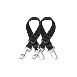 Ceinture Chien Voiture,【2 Pièces】 Harnais Voiture Chien Voiture Universel, Ceinture de Sécurité