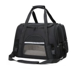 Sac Transport Chat/Petit Chien/Lapin, Transporteur Pliable Respirant pour Petit Animal, Porté par