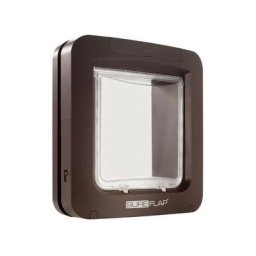 Sureflap - Grande chatiere a puce électronique marron