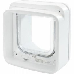 Chatiere Connect a puce électronique - iDSCFWT - Blanc - Sureflap