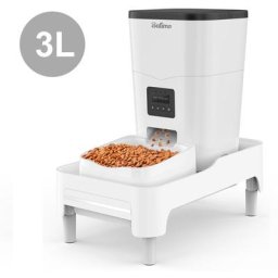 Balimo - 3L wifi Distributeur de Croquettes pour Chats et Chiens Télécommande de téléphone portable