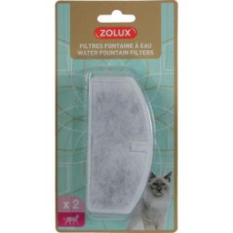 Zolux - Filtres de rechange pour la fontaine 2 litres Gris