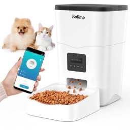 Balimo - 3L wifi Distributeur de Croquettes pour Chats et Chiens Télécommande de téléphone portable