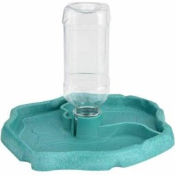 Fontaine à eau pour reptiles, fontaine à eau pour tortues, mangeoire à bol pour tortues